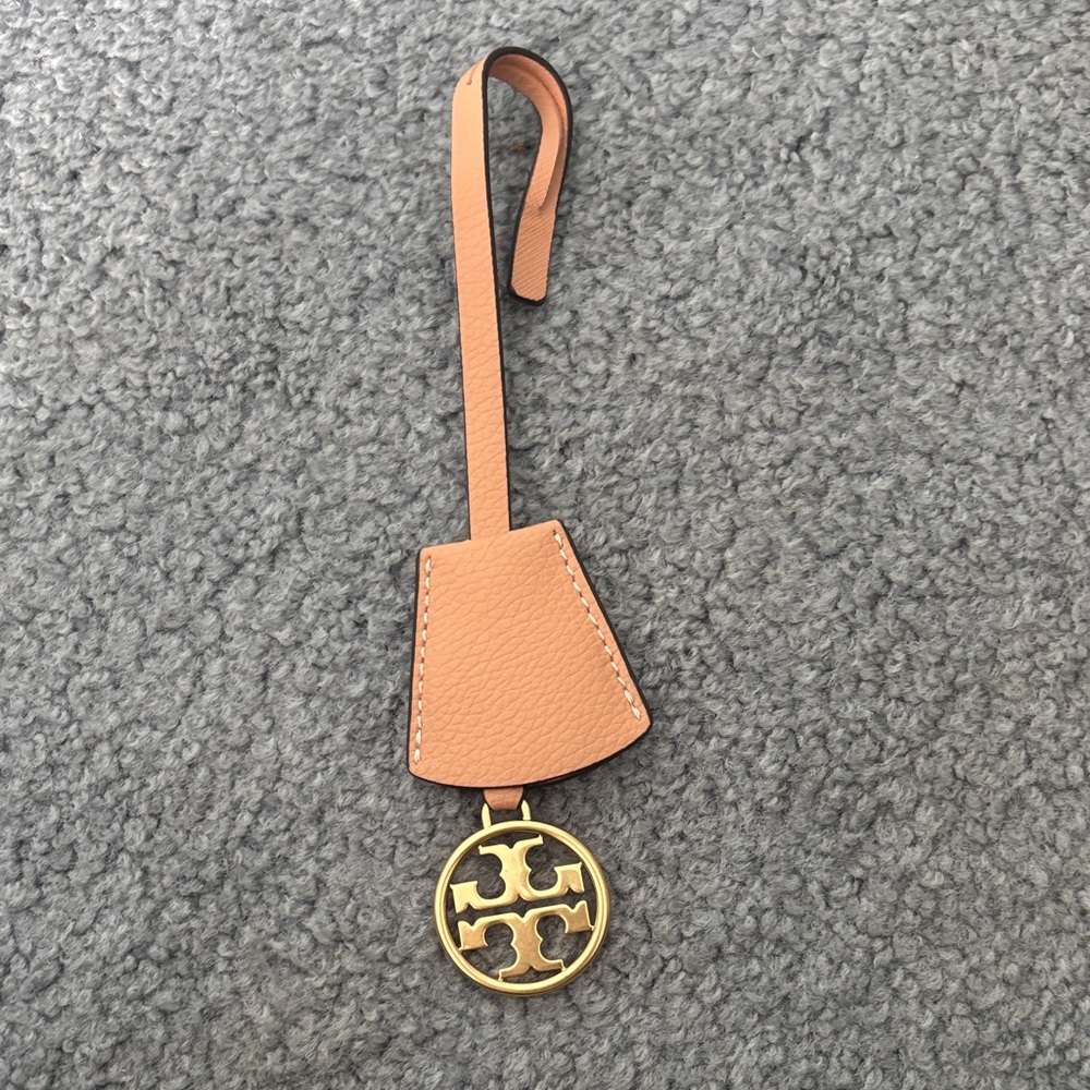 Tory Burch Brown and Gold Key Holder